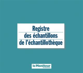 Registre des échantillons de l’échantillothèque