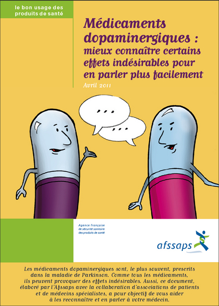 Une brochure pour les patients sous dopaminergiques