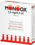 Monoox : ofloxacine en collyre unidoses