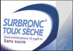 Surbronc toux sèche dextrométhorphane : solution buvable en sachets