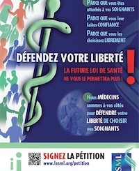 Future loi de santé : le Syndicat des médecins libéraux lance une pétition