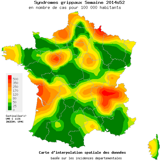 Grippe : lentement mais sûrement, les cas augmentent