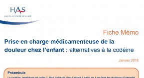 Douleur chez l’enfant : les alternatives à la codéine