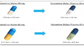 Duloxétine Mylan : les gélules changent de couleur