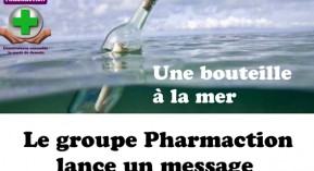 Avenir de la pharmacie : l’opération « une bouteille à la mer » lancée