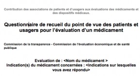 Médicaments et dispositifs médicaux : la HAS demande l’avis des patients