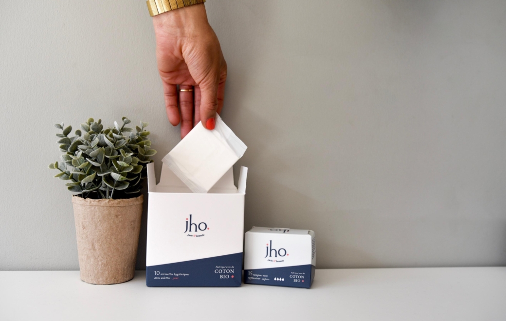 JHO : tampons et serviettes hygiéniques bio, par abonnement