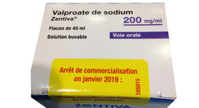 Valproate de sodium Zentiva : arrêt de commercialisation