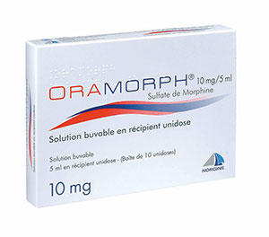 Oramorph 10 mg/5 ml unidoses : rupture de stock