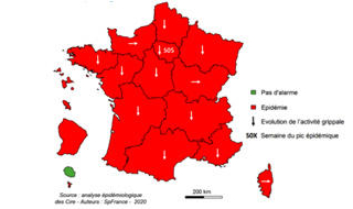 Grippe : le pic épidémique est « probablement » passé en métropole