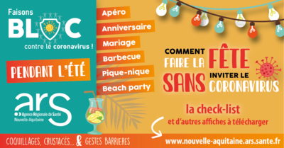 Une campagne d’été : comment faire la fête sans inviter le coronavirus ?