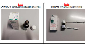 Laroxyl 40 mg/ml solution buvable : nouveau dispositif d’administration