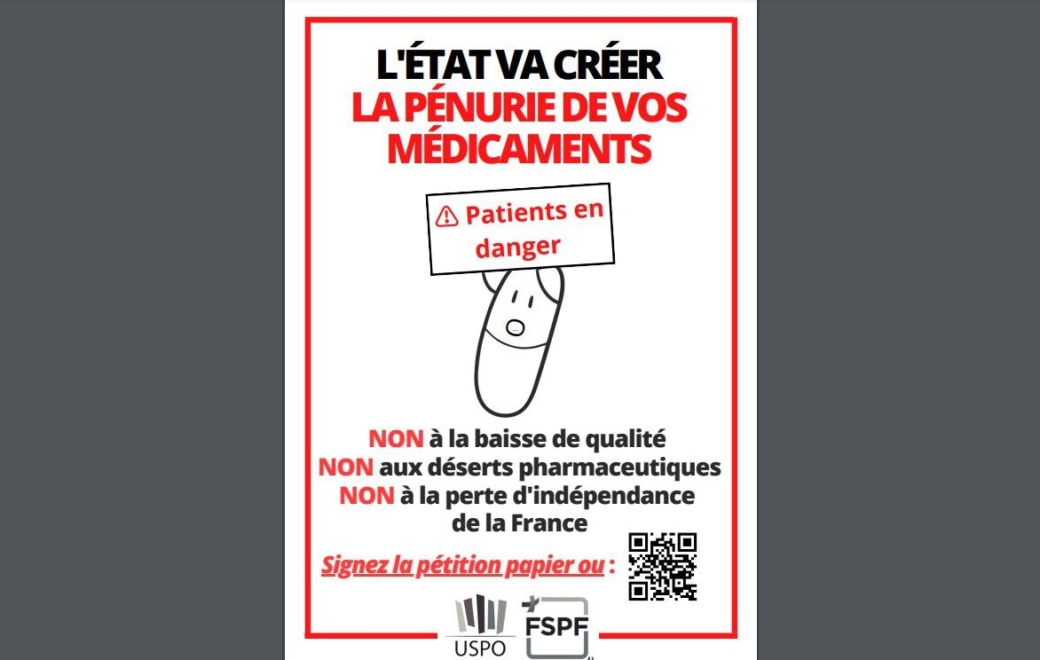 Appels d’offres sur les médicaments : on se mobilise dès aujourd’hui