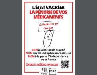 Appels d’offres sur les médicaments : on se mobilise dès aujourd’hui