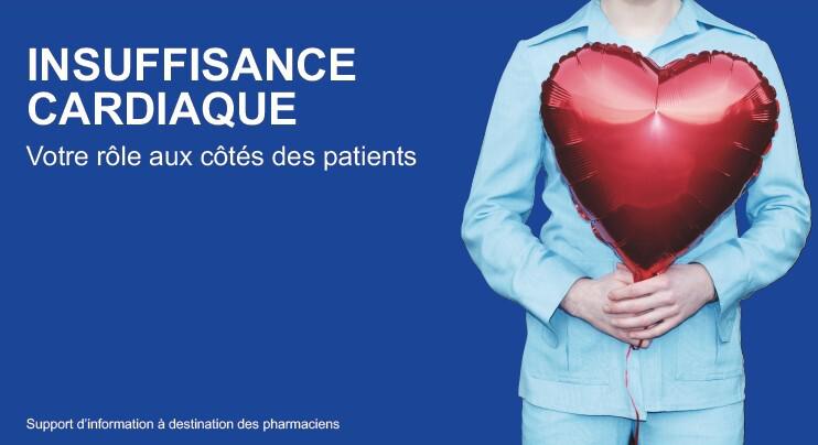 Insuffisance cardiaque : un support d’information mis à disposition des officines