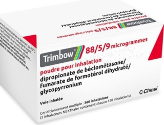 Trimbow 88/5/9 µg : pack trimestriel