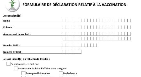 Vaccination en officine : comment déclarer son activité de prescription ?