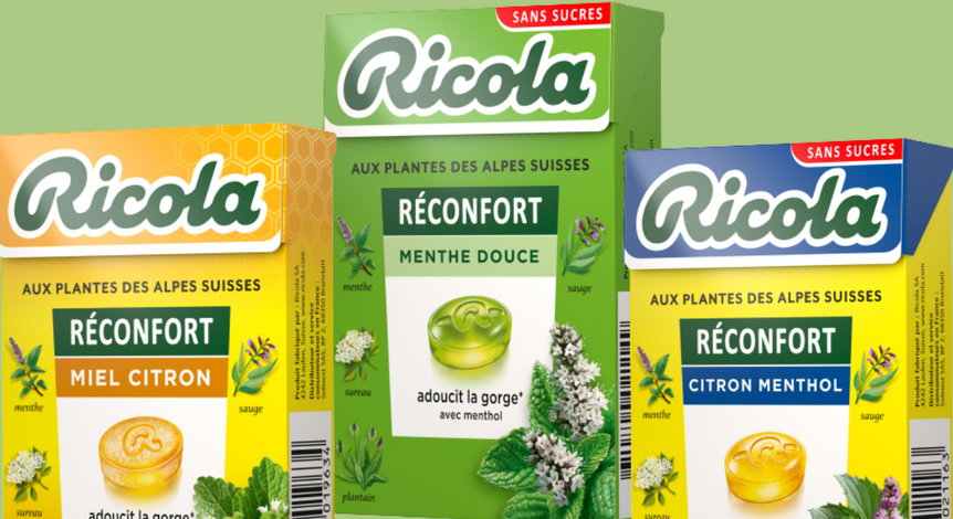 Maux de gorge : des bonbons Ricola vendus en pharmacie