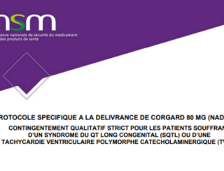 Délivrance de Corgard : mise en place d’un protocole spécifique