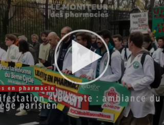 (Vidéo) Etudiants en pharmacie : les premières images de la manifestation à Paris