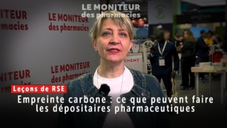 Empreinte carbone : actions des dépositaires pharmaceutiques par Marie-Catherine Théréné (Log Santé)