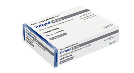 Yuflyma 20 mg : un dosage pédiatrique