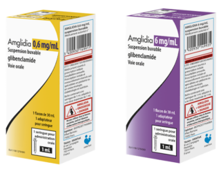 Amglidia : glibenclamide en suspension buvable