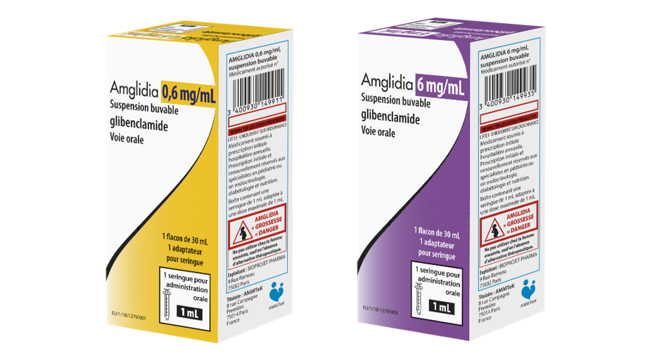 Amglidia : glibenclamide en suspension buvable