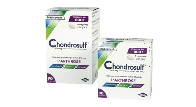 Chondrosulf 800 mg : nouveau dosage, indication élargie