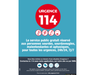 Le numéro d’urgence 114, c’est quoi ?