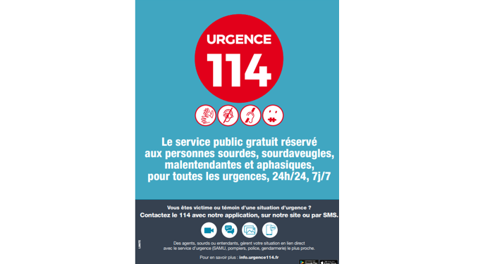 Le numéro d’urgence 114, c’est quoi ?