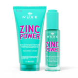 © Nuxe, Gelée nettoyante purifiante Zinc Power et Sérum anti-imperfections anti-boutons