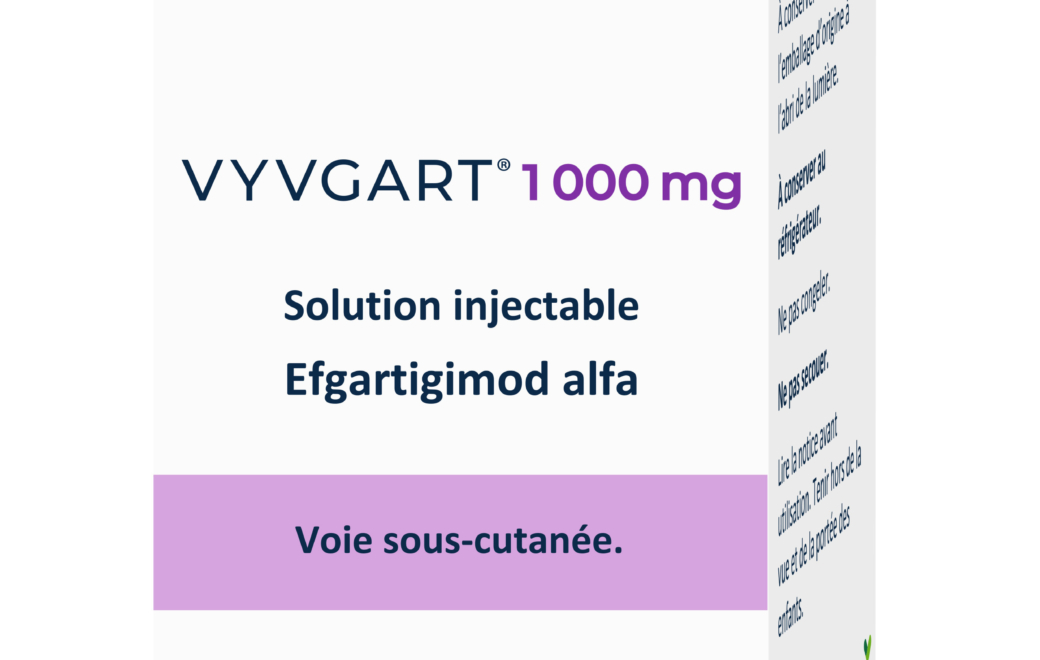 Vyvgart, dans la myasthénie auto-immune