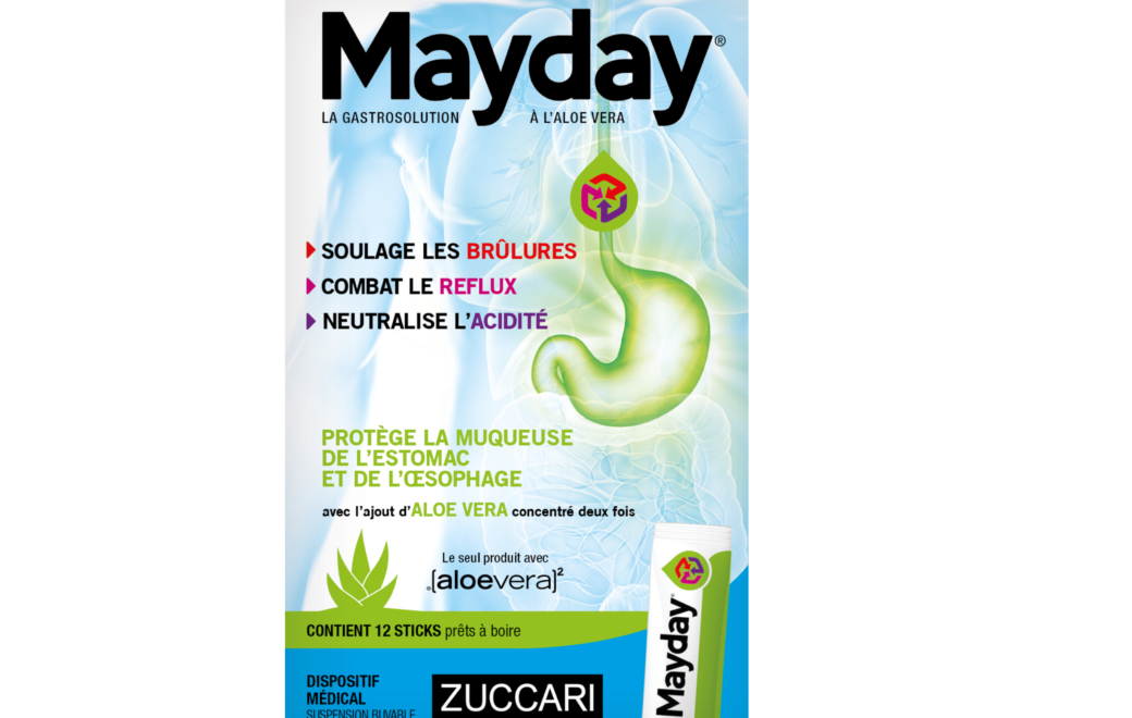 Mayday, antiacide à l’Aloe vera