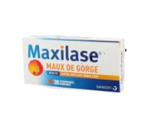 Maxilase comprimés : retrait de lots