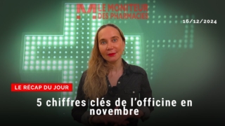 Les 5 chiffres clés de l’officine en novembre