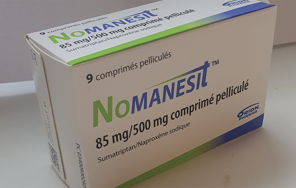 Nomanesit, bithérapie antimigraineuse