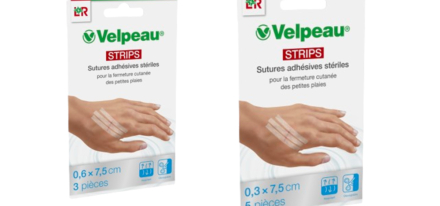 Velpeau Strips, sutures adhésives