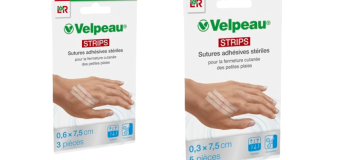 Velpeau Strips, sutures adhésives